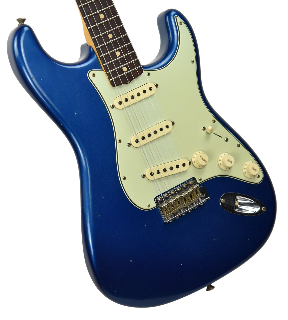Fender Custom Shop 1963 Stratocaster Journeyman Relic in Aqua Marine Metallic R90637