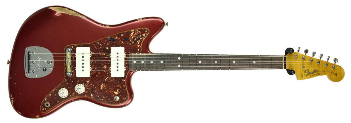 Fender Custom Shop LTD 65 Jazzmaster Journeyman Relic in Aged Firemist Red CZ545625