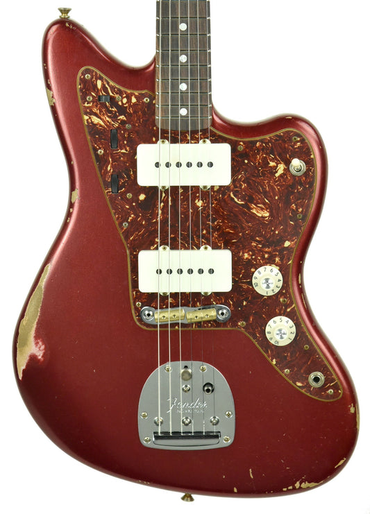 Fender Custom Shop LTD 65 Jazzmaster Journeyman Relic in Aged Firemist Red CZ545625