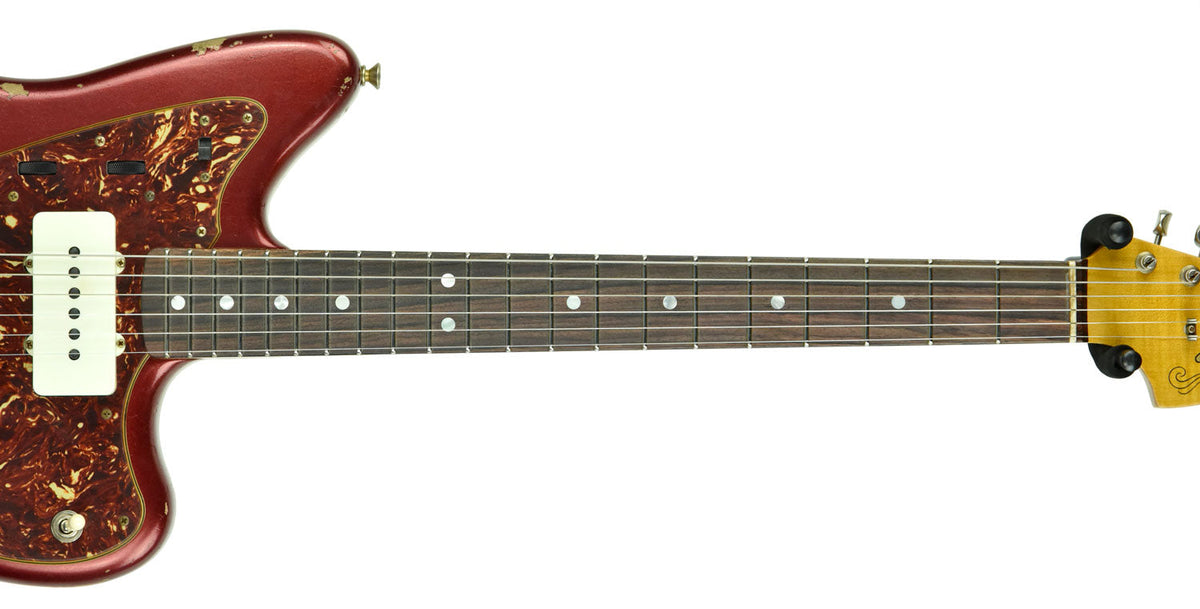 Fender Custom Shop LTD 65 Jazzmaster Journeyman Relic in Aged Firemist Red CZ545625