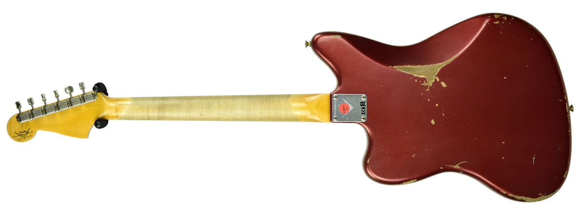 Fender Custom Shop LTD 65 Jazzmaster Journeyman Relic in Aged Firemist Red CZ545625