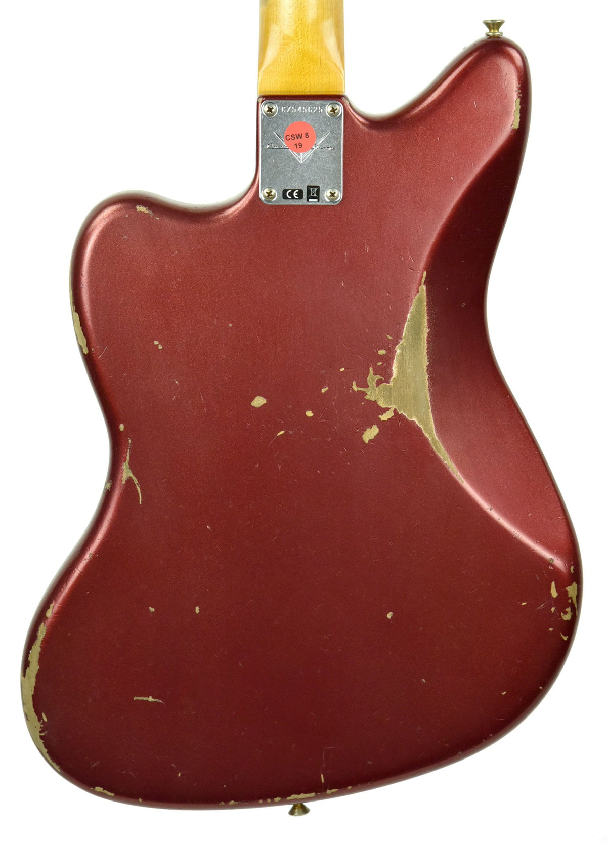 Fender Custom Shop LTD 65 Jazzmaster Journeyman Relic in Aged Firemist Red CZ545625