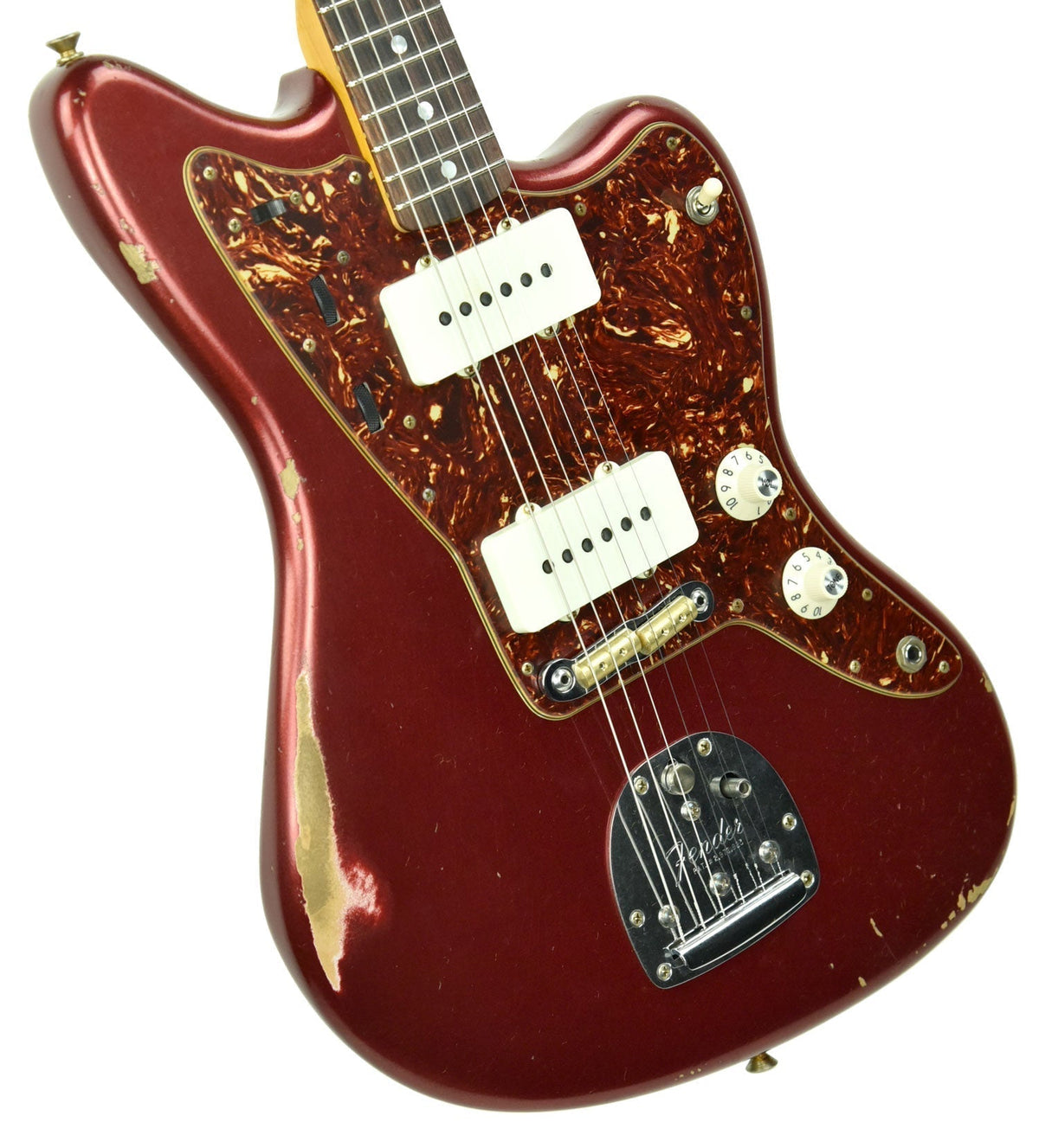 Fender Custom Shop LTD 65 Jazzmaster Journeyman Relic in Aged Firemist Red CZ545625