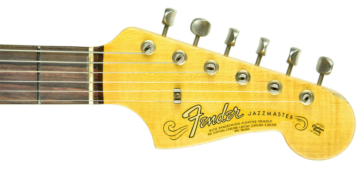 Fender Custom Shop LTD 65 Jazzmaster Journeyman Relic in Aged Firemist Red CZ545625
