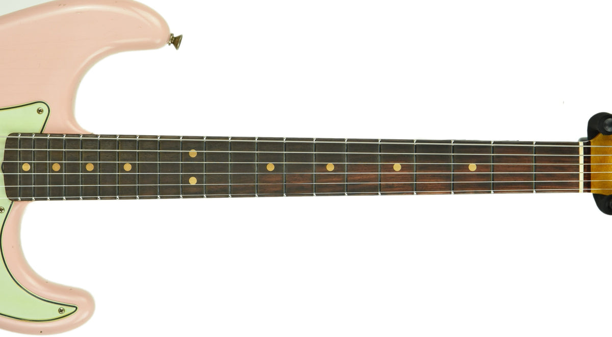 Fender Custom Shop 63 Stratocaster Journeyman Relic in Shell Pink R104158