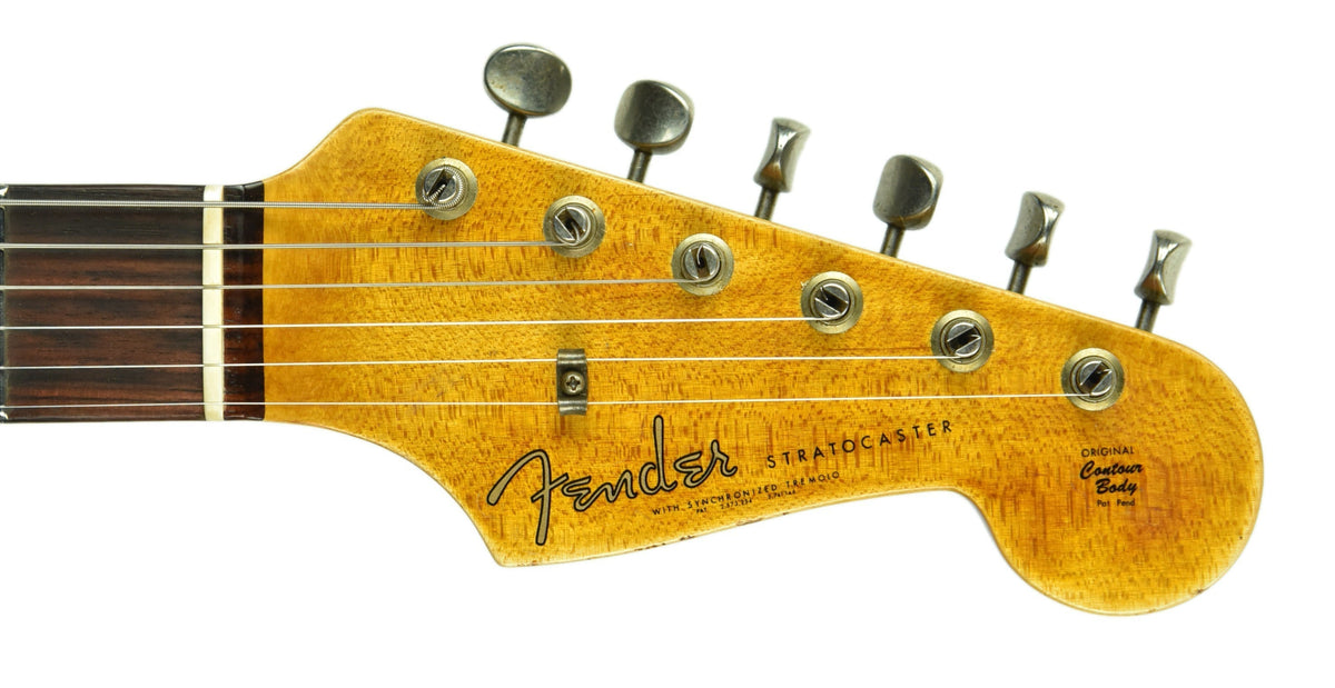 Fender Custom Shop 63 Stratocaster Journeyman Relic in Shell Pink R104158