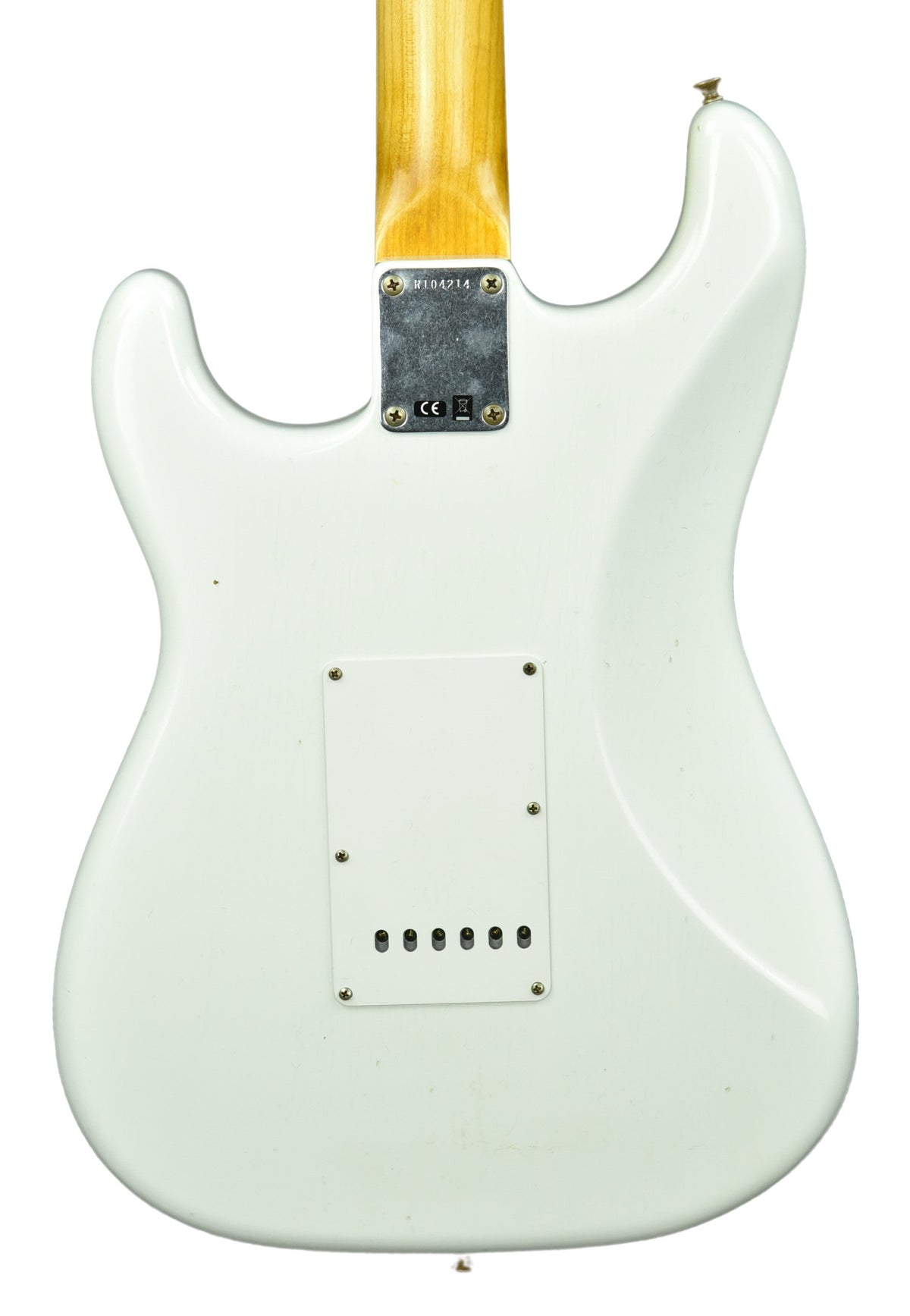 Fender Custom Shop 63 Stratocaster Journeyman Relic in Olympic White R104214