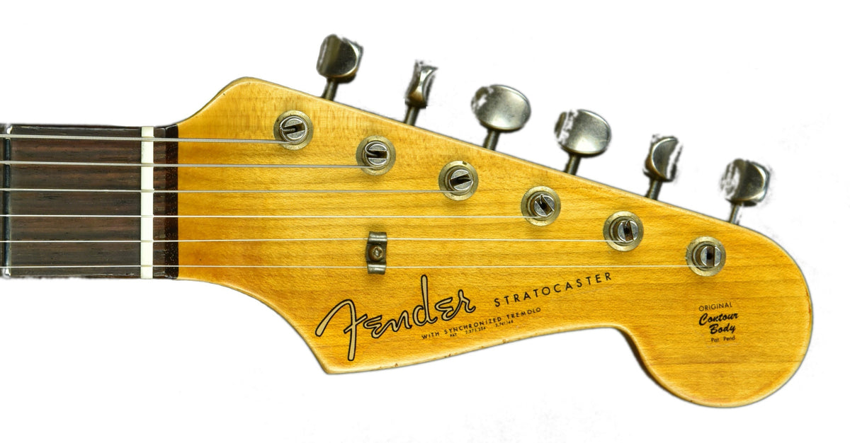 Fender Custom Shop 63 Stratocaster Journeyman Relic in Olympic White R104214