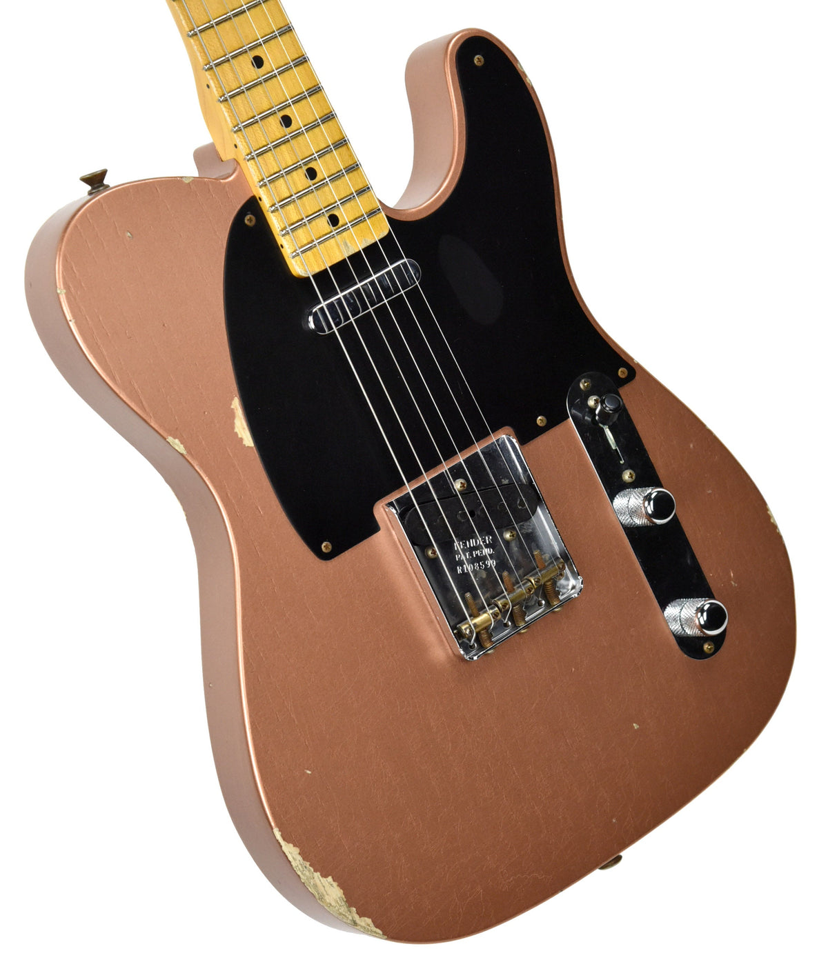 Fender Custom Shop 50s Telecaster Relic 1 Piece Ash in Copper R108599