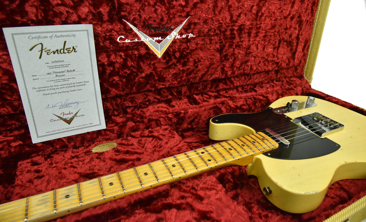 Fender Custom Shop 51 Nocaster Relic in Faded Nocaster Blonde R102707