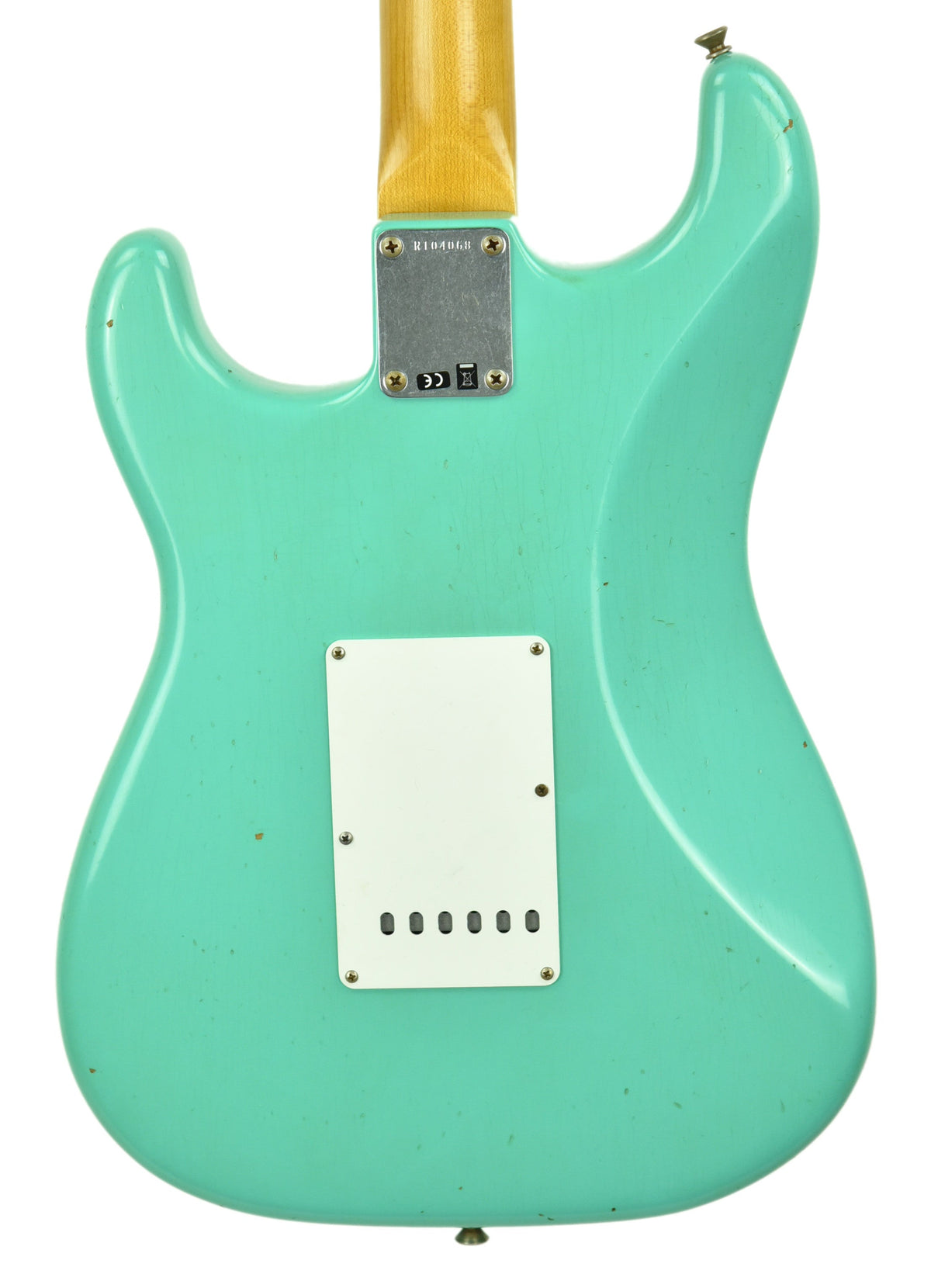 Fender Custom Shop 63 Stratocaster Journeyman Relic Seafoam Green R104068