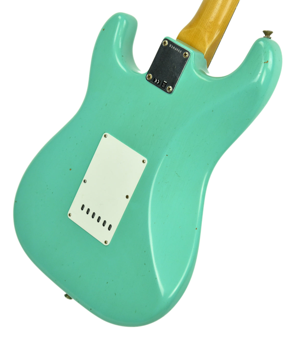 Fender Custom Shop 63 Stratocaster Journeyman Relic Seafoam Green R104068