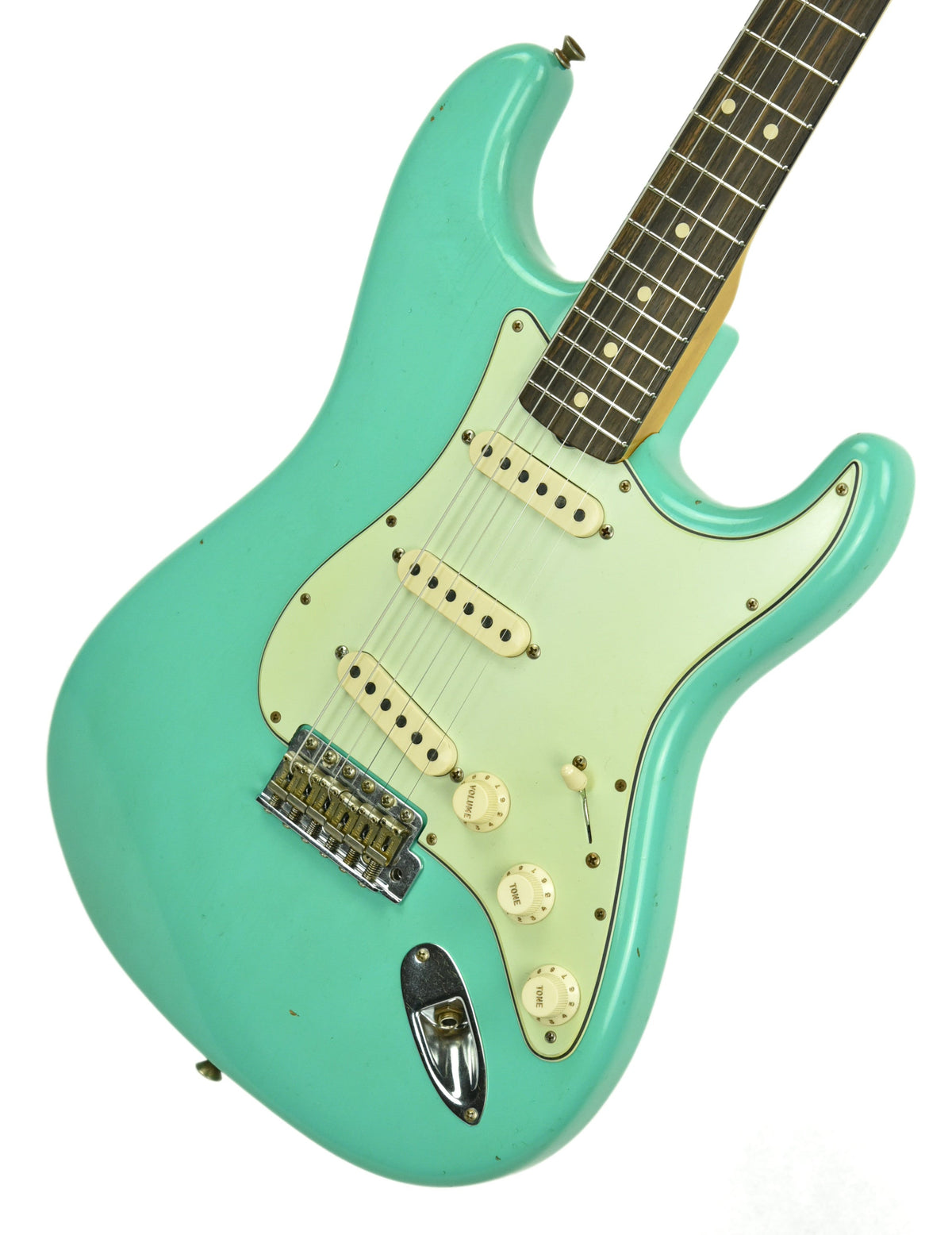 Fender Custom Shop 63 Stratocaster Journeyman Relic Seafoam Green R104068