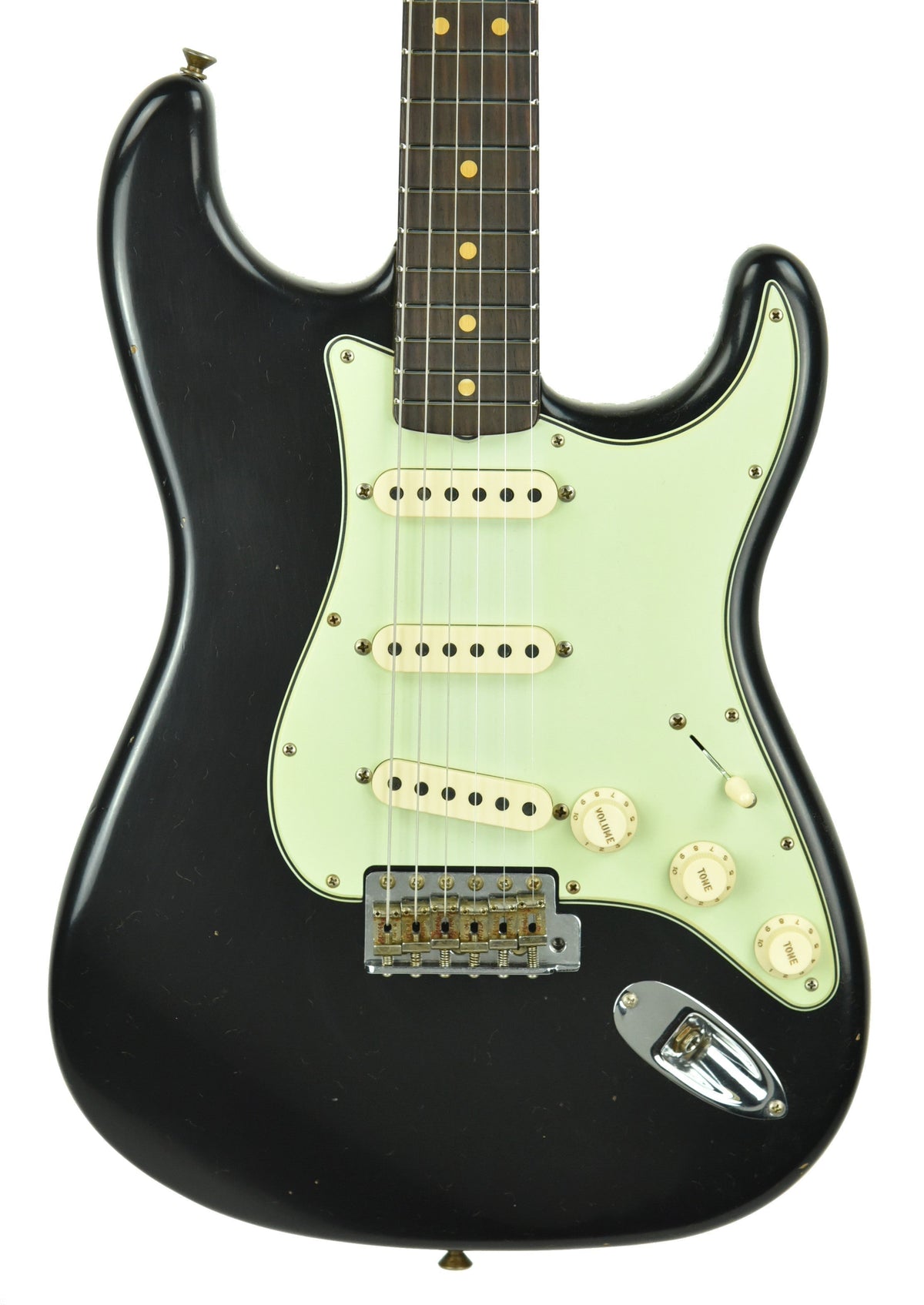 Fender Custom Shop 63 Stratocaster Journeyman Relic in Black R104066
