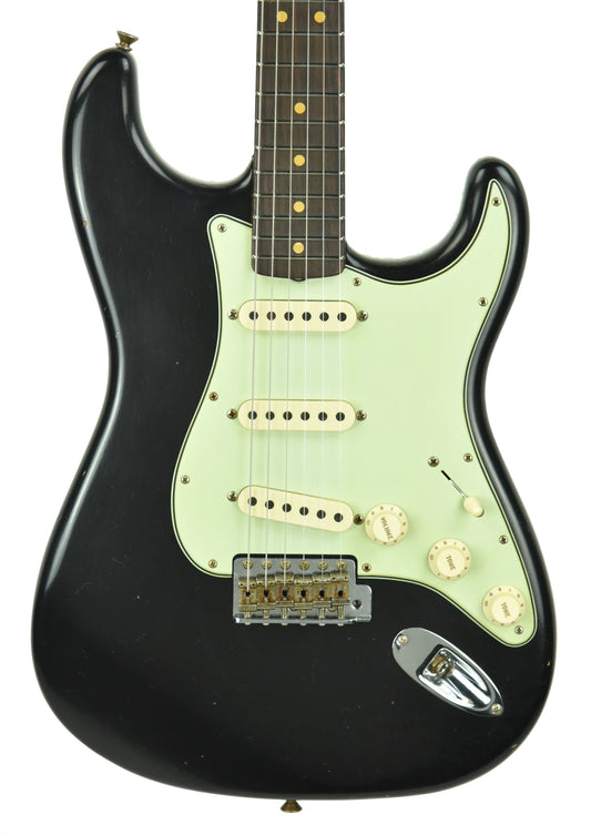 Fender Custom Shop 63 Stratocaster Journeyman Relic in Black R104066