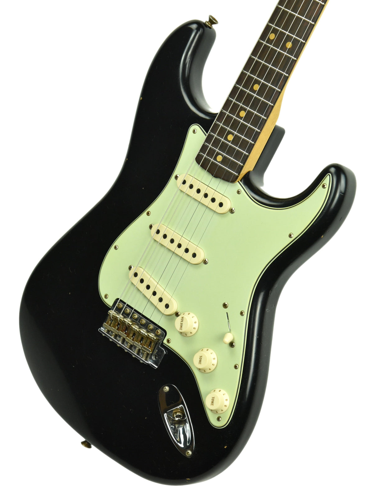 Fender Custom Shop 63 Stratocaster Journeyman Relic in Black R104066