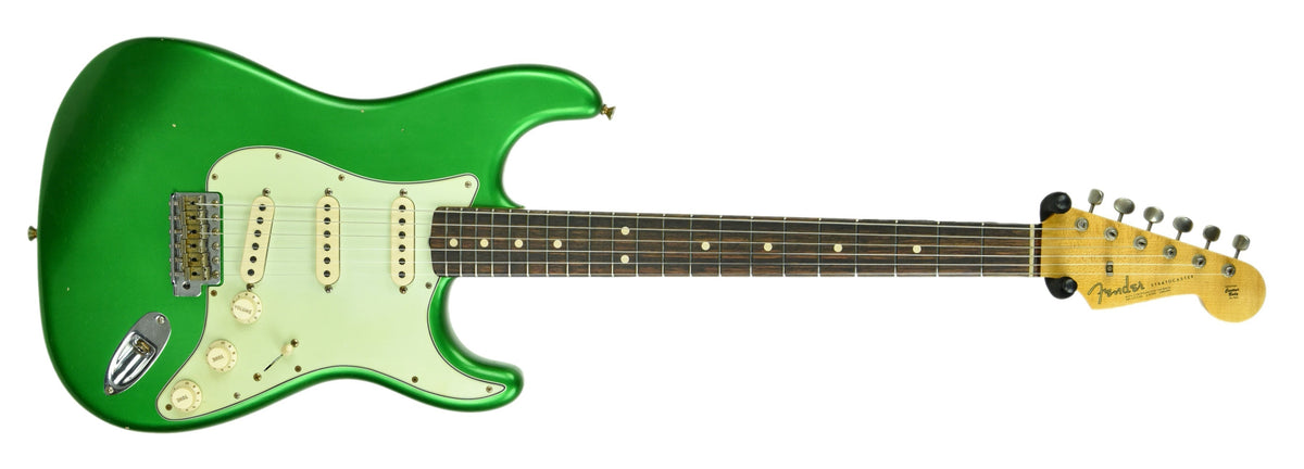 Fender Custom Shop 63 Stratocaster Journeyman Relic in Candy Green R104220
