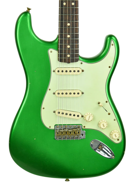Fender Custom Shop 63 Stratocaster Journeyman Relic in Candy Green R104220