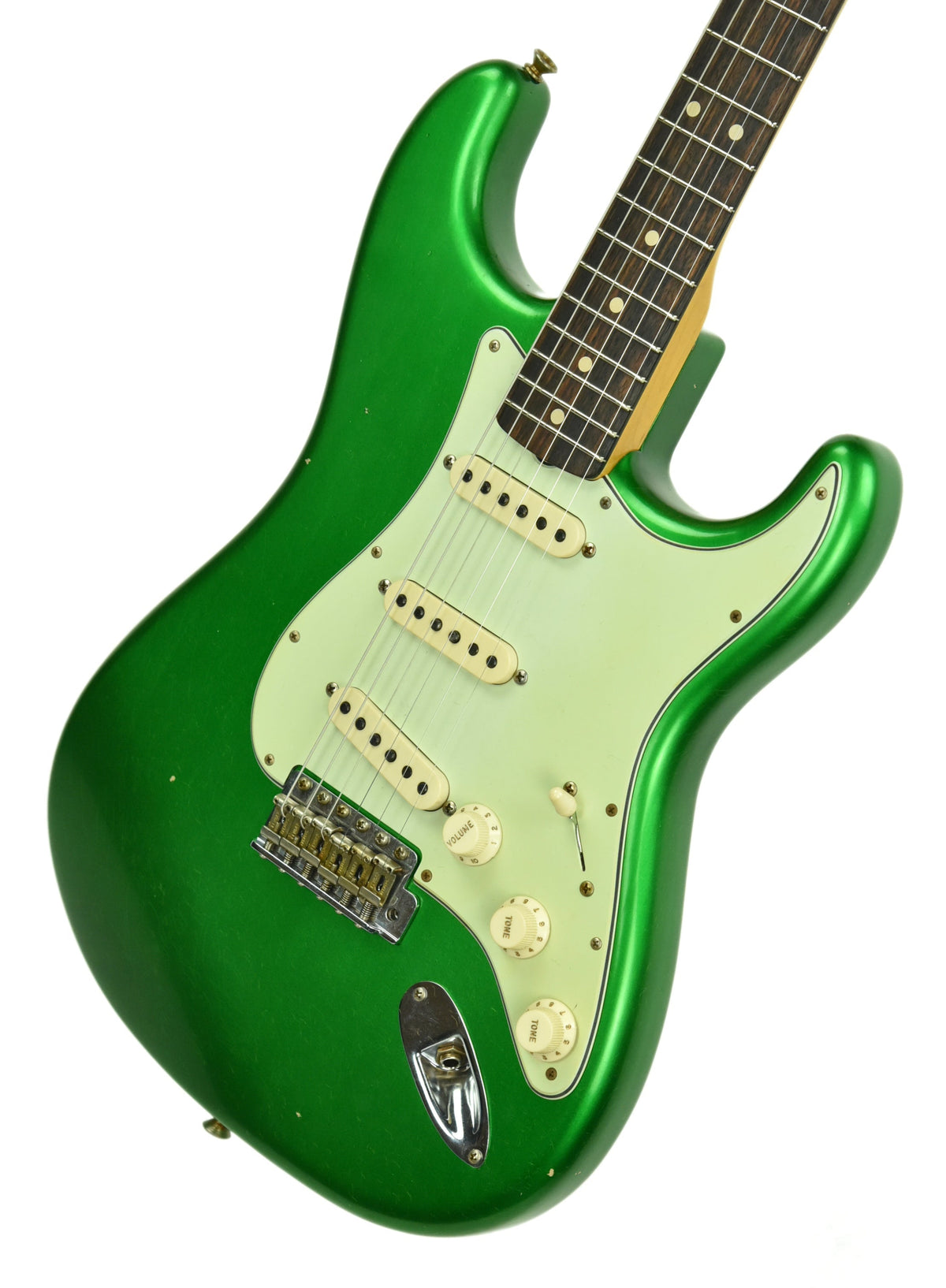 Fender Custom Shop 63 Stratocaster Journeyman Relic in Candy Green R104220