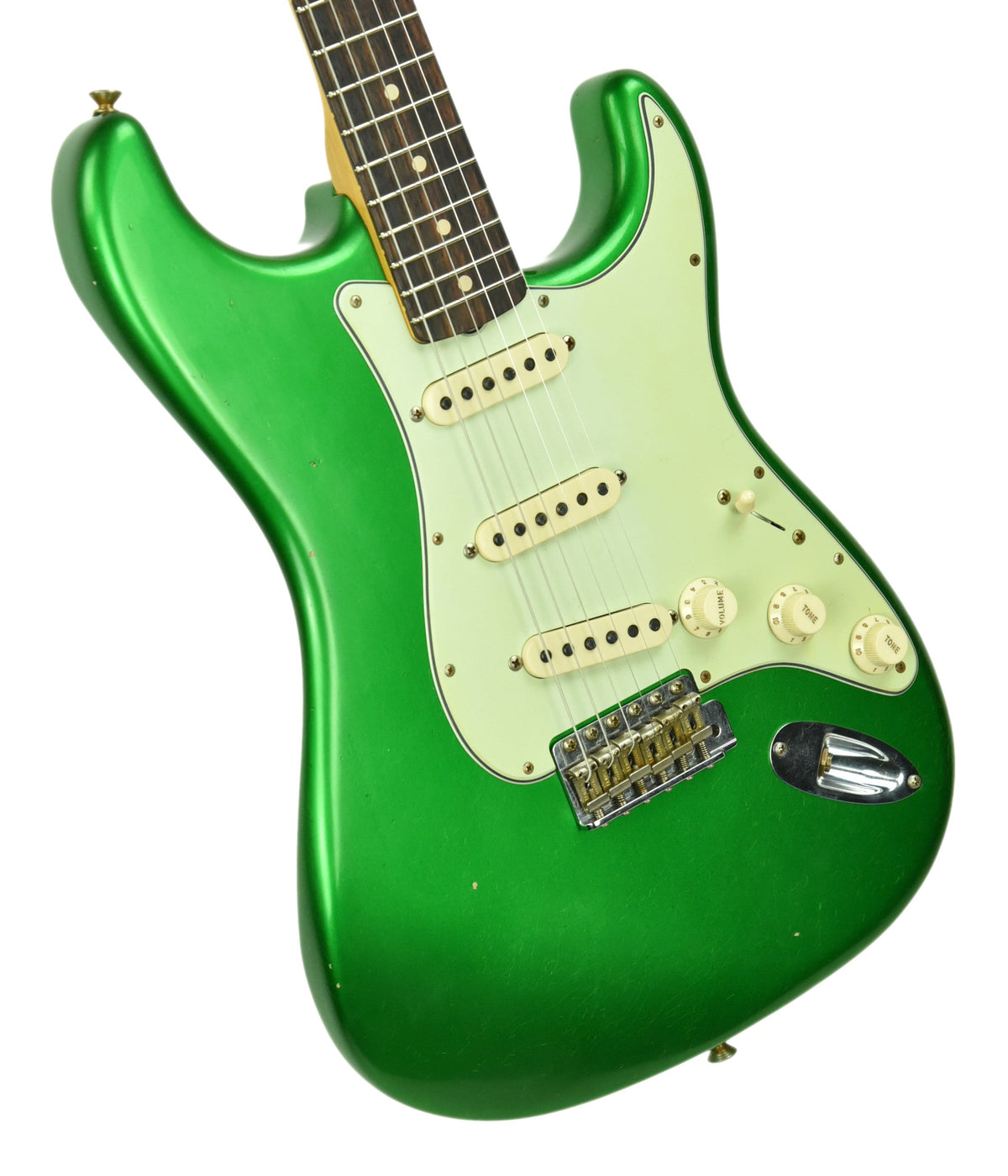 Fender Custom Shop 63 Stratocaster Journeyman Relic in Candy Green R104220