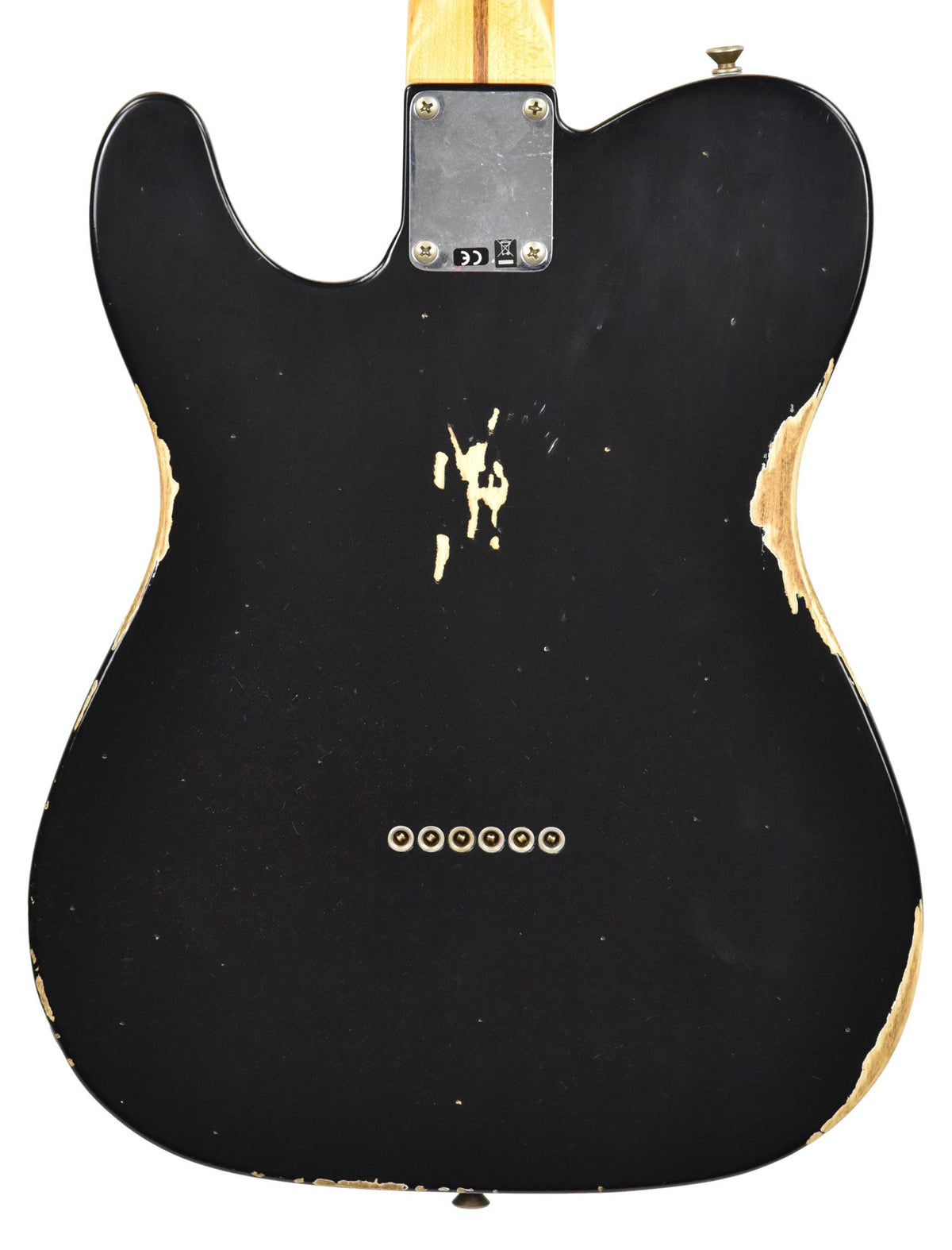 Fender Custom Shop 1 Piece Ash 50s Telecaster Relic in Black R98090