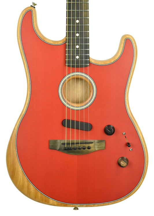 Fender American Acoustasonic Stratocaster in Dakota Red US199252
