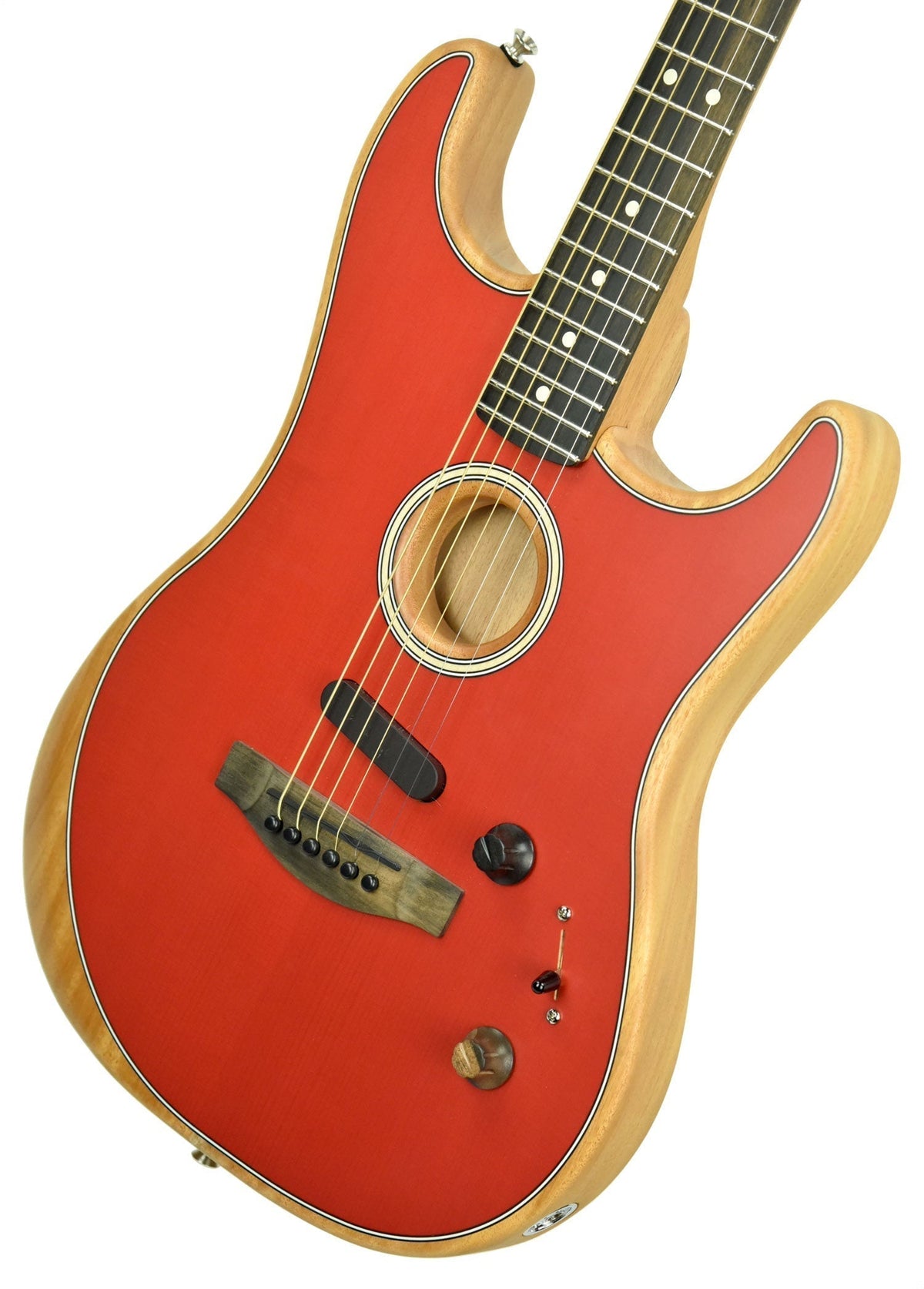 Fender American Acoustasonic Stratocaster in Dakota Red US199252