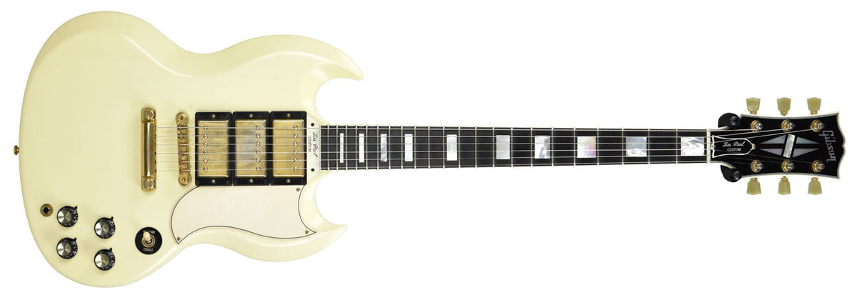 Used Gibson VOS SG Custom in Aged White 070991