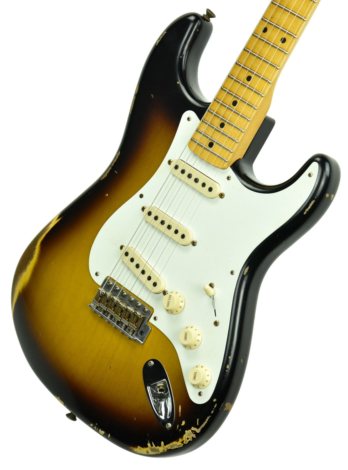 Fender Custom Shop 1957 Stratocaster Relic in Two Tone Sunburst R104037