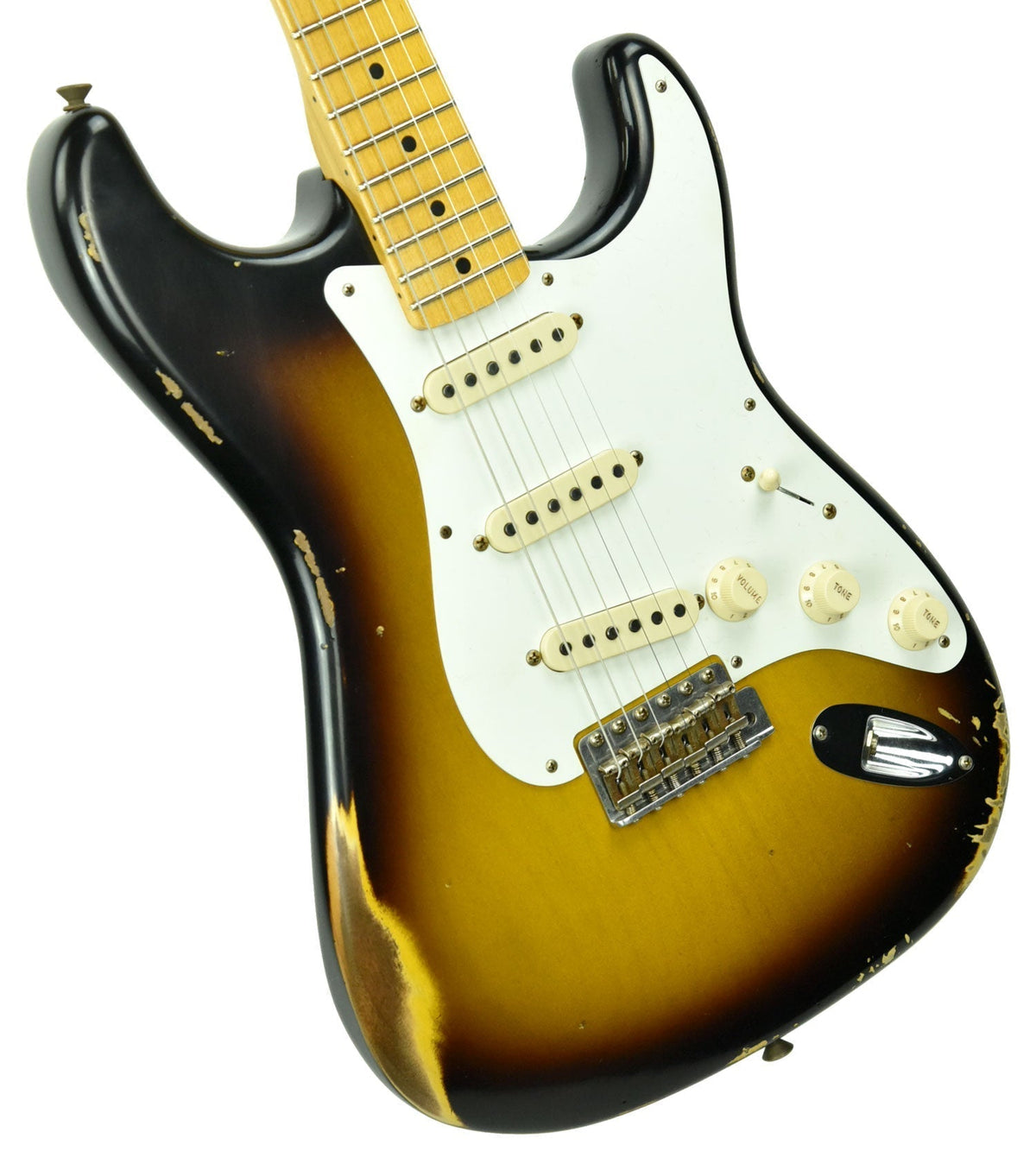 Fender Custom Shop 1957 Stratocaster Relic in Two Tone Sunburst R104037