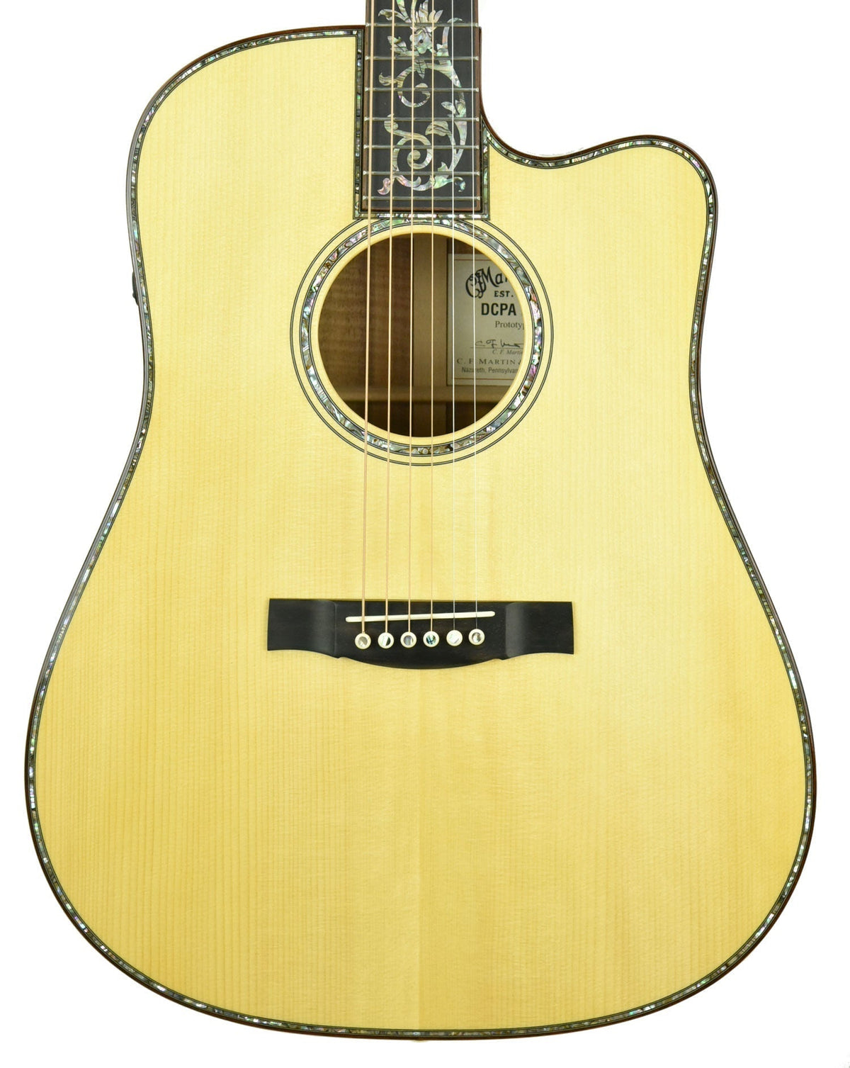 Used Martin Custom Shop DC with Adirondack and Koa 1527588