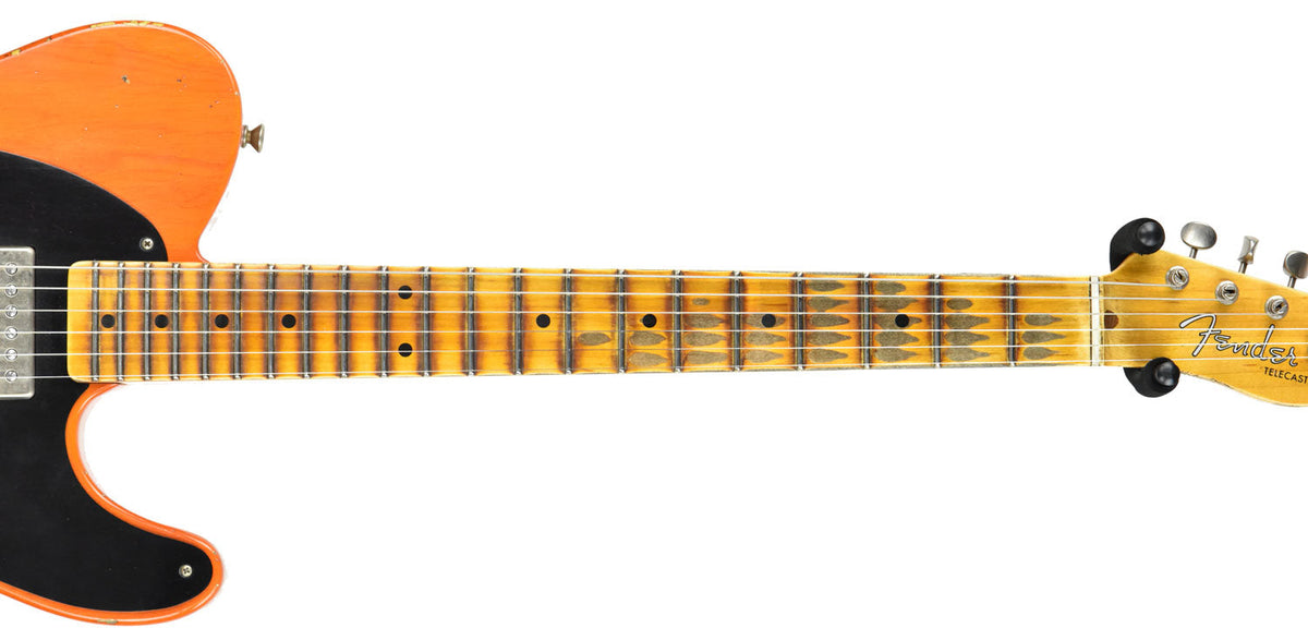Fender Custom Shop NAMM 52 HS Tele Relic in Sunset Orange Transparent R98030