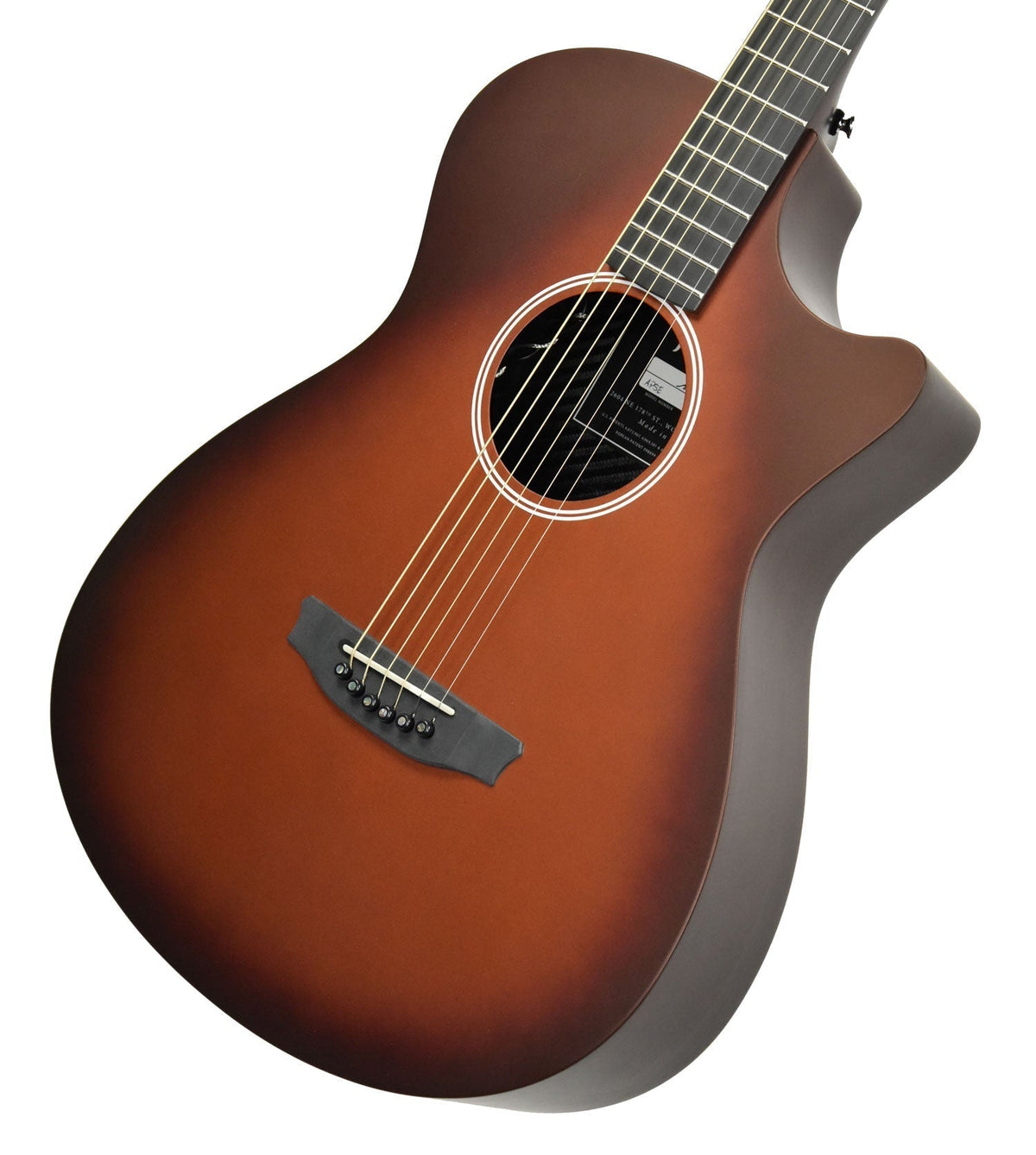 Rainsong Shorty APSE Al Petteway Special Edition Acoustic Guitar in Copper Burst 18846