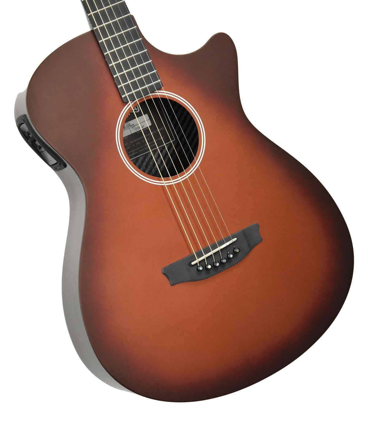Rainsong Shorty APSE Al Petteway Special Edition Acoustic Guitar in Copper Burst 18846