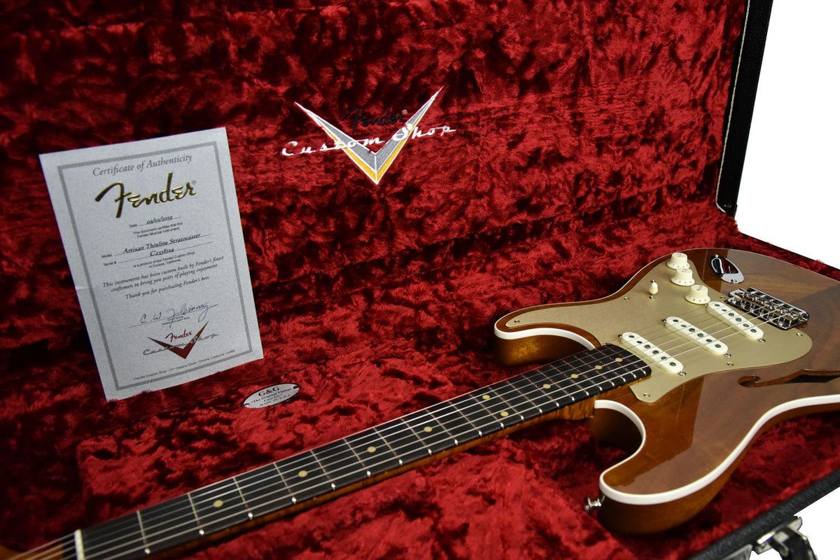 Fender Custom Shop Artisan Thinline Stratocaster Figured Koa CZ538324