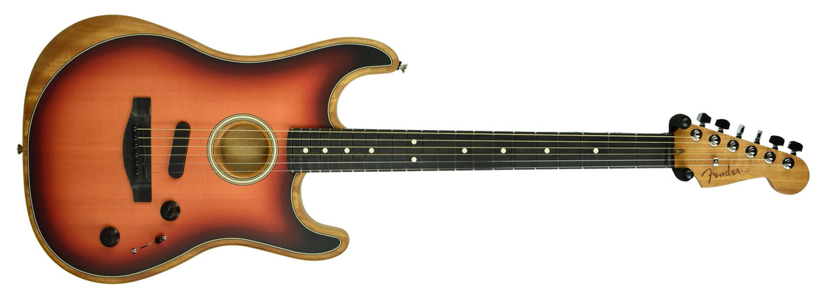 Fender American Acoustasonic Stratocaster in Three Tone Sunburst US201076
