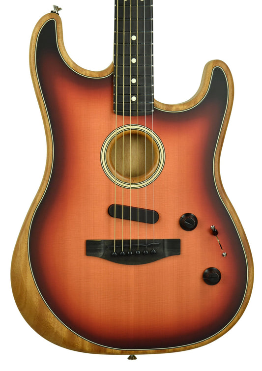 Fender American Acoustasonic Stratocaster in Three Tone Sunburst US201076