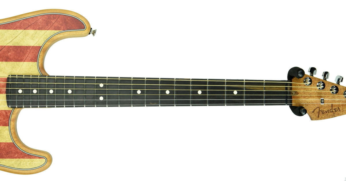 Fender Limited Edition American Acoustasonic Stratocaster American Flag US203042A