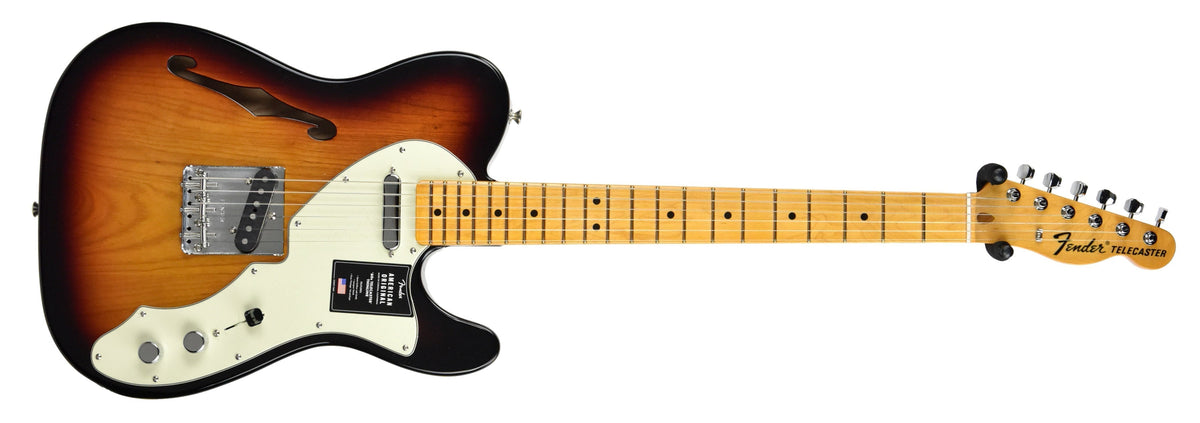 Fender American Original 60s Telecaster Thinline in 3 Color Sunburst V2088518