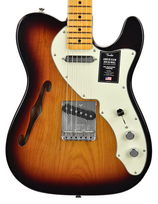 Fender American Original 60s Telecaster Thinline in 3 Color Sunburst V2088518