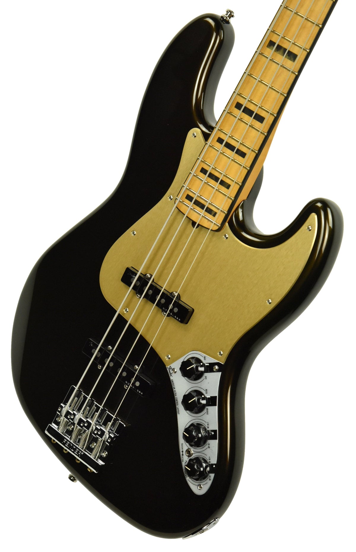Fender American Ultra Jazz Bass in Texas Tea US20049530