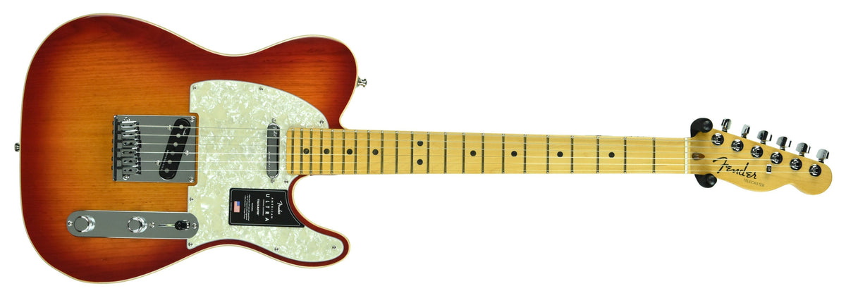 Fender American Ultra Telecaster in Plasma Red Burst US20023661