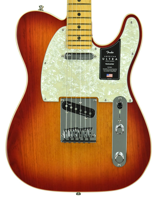 Fender American Ultra Telecaster in Plasma Red Burst US20023661