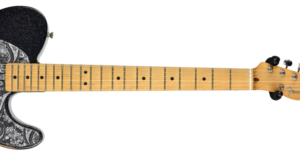 Fender Brad Paisley Esquire in Road Worn Black Sparkle MX20163123