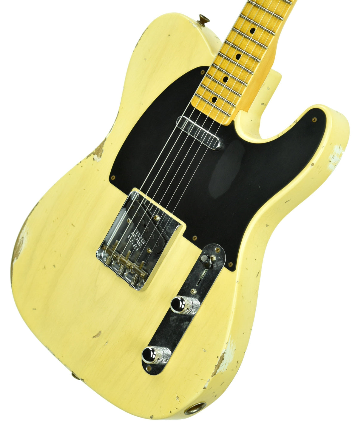 Fender Custom Shop 50's Telecaster Relic One Piece Ash Nocaster Blonde R104315