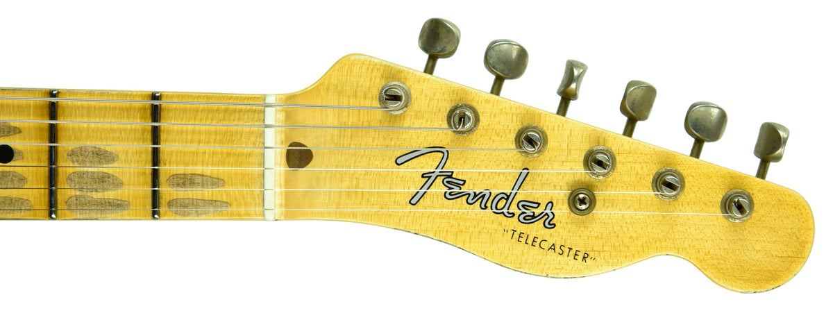 Fender Custom Shop 50's Telecaster Relic One Piece Ash Nocaster Blonde R104315
