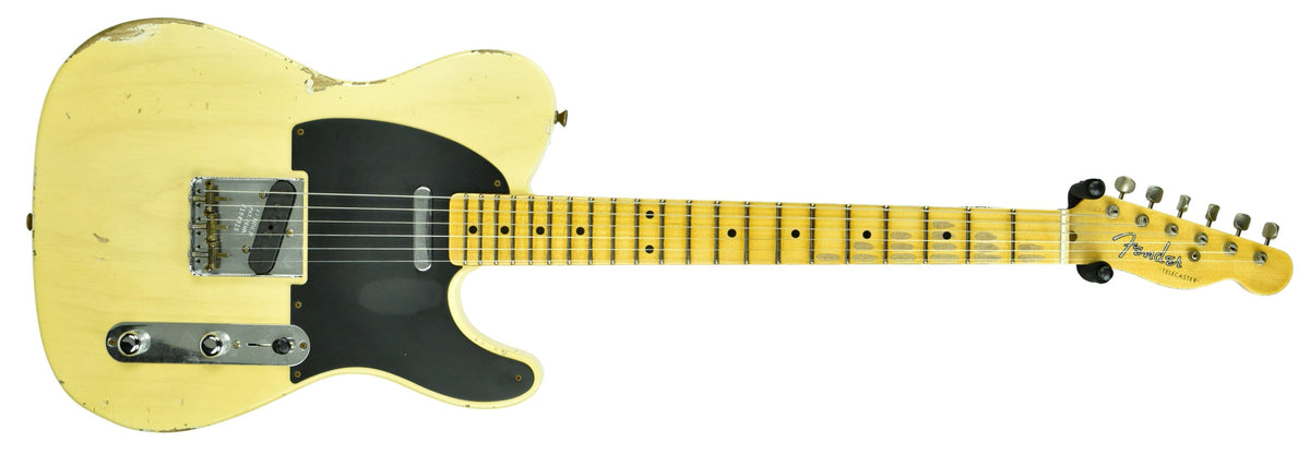 Fender Custom Shop 50's Telecaster Relic One Piece Ash Nocaster Blonde R104315