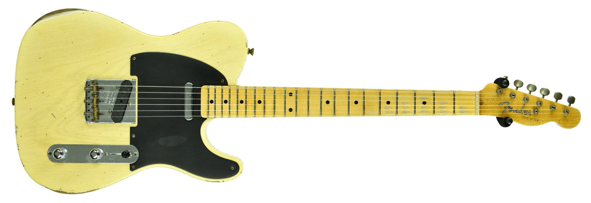 Fender Custom Shop 50s Telecaster Relic One Piece Ash Faded Nocaster Blonde R104359