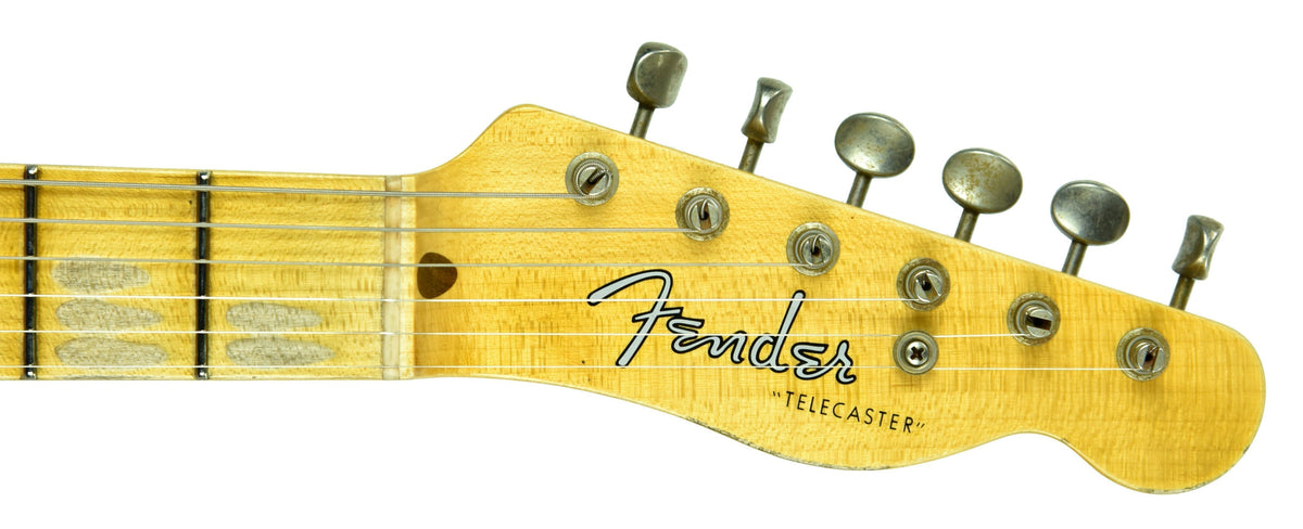 Fender Custom Shop 50s Telecaster Relic One Piece Ash Faded Nocaster Blonde R104393