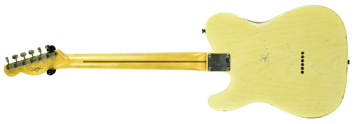 Fender Custom Shop 50s Telecaster Relic One Piece Ash Faded Nocaster Blonde R104393